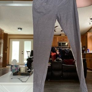 Gray leggings